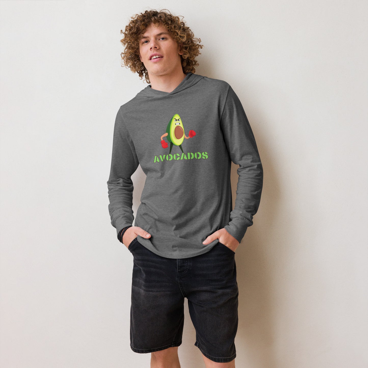 Avocados Hooded Long-Sleeve Tee